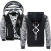 2020 Winter Mens Thick Sweatshirt Sacrifice Berserk Hoodies Brand Zipper Jacket Warm Fleece Thicken Coat Casual 28 - Anime Jacket Store