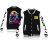 Anime Chainsaw Man Baseball Jacket Men Bomber Jacket Outerwear Harajuku Streetwear Hip Hop Baseball Uniform Casual 4 - Anime Jacket Store