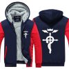 Anime Fullmetal Alchemist Hoodie Jacket Coat Winter Fleece Thick Warm Sweatshirts Long Sleeve Plus Size 6 - Anime Jacket Store