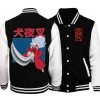 Anime Inuyasha Tessaiga Japanese Anime Baseball Jacket Cartoon Hoodie Hip Hop Sweatshirts - Anime Jacket Shop