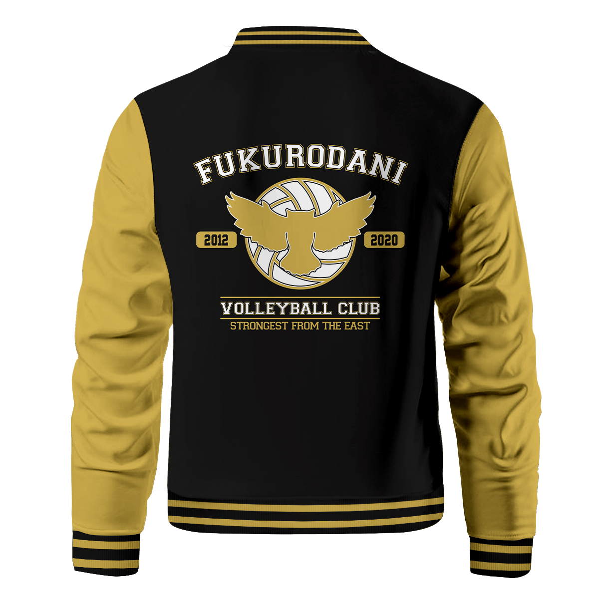 Bomber Jacket I Fukurodani Strongest From The East Back 88998290 46ce 4bda a07a 70a18c5da8e5 - Anime Jacket Store