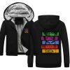 Cowboy bebop Team Mens Casual Winter Hoodie Thickened Warm Coat Zipper Hooded Fleece Long Sleeve Jacket 1 - Anime Jacket Shop