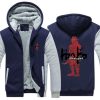 Dorohedoro Kaiman Red Vintage Hoodies Jacket Men Winter Anime Thick Fleece Warm Coat Sweatshirt Male Oversized 3 - Anime Jacket Shop