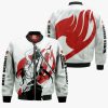 Erza Scarlet Anime Manga Fairy Tail Silhouette 3D Bomber - Anime Jacket Shop