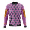 Giorno Giovanna Anime Jojos Bizarre Adventure Bomber Jacket FRONT Mockup - Anime Jacket Shop