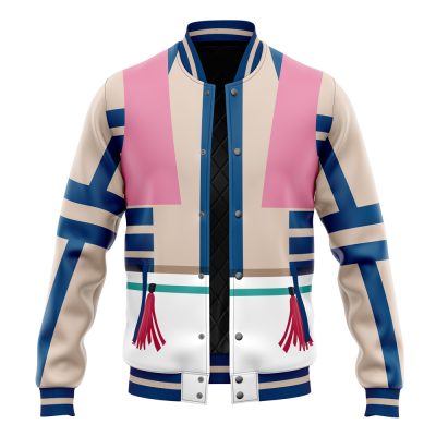 Gyomei Himejima Pattern DS Varsity Jacke FRONT Mockup 1 - Anime Jacket Shop