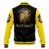 Hogwarts Legacy Hufflepuff V2 HP Varsity Jacket BACK Mockup - Anime Jacket Shop