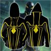 Marvel Spiderman Spider Peripheral 3D digital print Sweatshirts and hoodies boys Oversize zip hoodie clothes 6yrs - Anime Jacket Shop