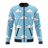 Sakonji Urokodaki Demon Slayer Bomber Jacket FRONT Mockup - Anime Jacket Shop