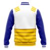Vegeta V2 Pattern DBZ Varsity Jacket BACK Mockup - Anime Jacket Shop