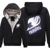 Winter Jackets and Coat Fairy Tail hoodie Anime Luminous reflect light Thick Zipper Men Sweatshirts 3 - Anime Jacket Store