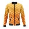 Zenitsu Agatsuma Demon Slayer Bomber Jacket FRONT Mockup - Anime Jacket Shop