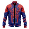 Across The Spider Verse 2099 S Varsity Jacket FRONT Mockup - Anime Jacket Shop