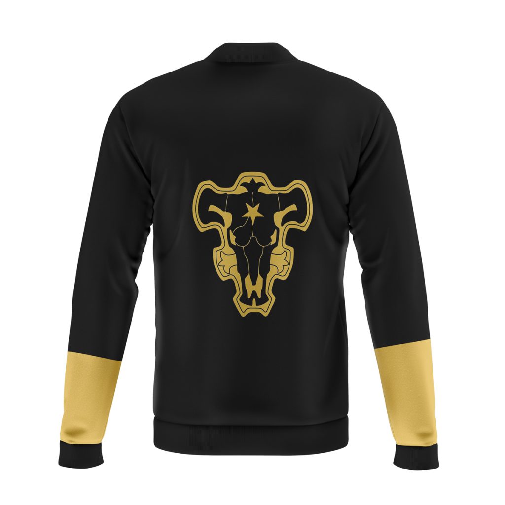 black bulls black clover casual bomber jacket - Anime Jacket Shop