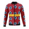 luffy wano pattern casual bomber jacket f3j89 - Anime Jacket Shop