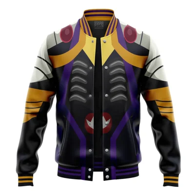 Momonga Overlord Varsity Jacket 3L FRONT Mockup - Anime Jacket Store