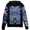 god Zip Hoodie Back Mockup - Anime Jacket Store
