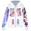 mahoaku Zip Hoodie Front Mockup - Anime Jacket Store