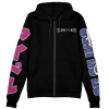 oshinoko Zip Hoodie Front Mockup - Anime Jacket Store