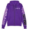 yuzuriha Zip Hoodie Front Mockup - Anime Jacket Store